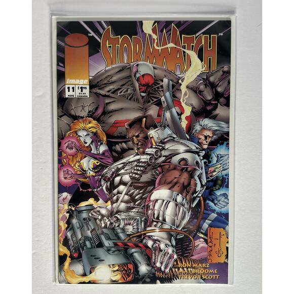 Stormwatch #11 1994 Image Comics Ron Marz Comic Book Matt Broome Cover - Picture 1 of 4